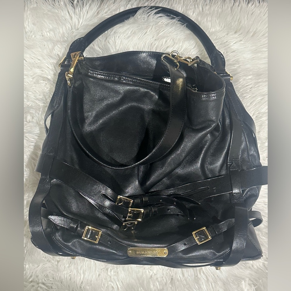 Burberry Belted Bridle Gosford Hobo -Authentic